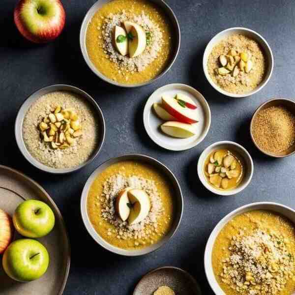 Кукурузная каша с яблоком